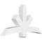 Ekena Millwork Alberta Architectural Grade PVC Gable Bracket, 60"W x 32 1/2"H x 6"D x 6"F, 13/12 Pitch GBP060X33X0606ALB00 - alternate 1